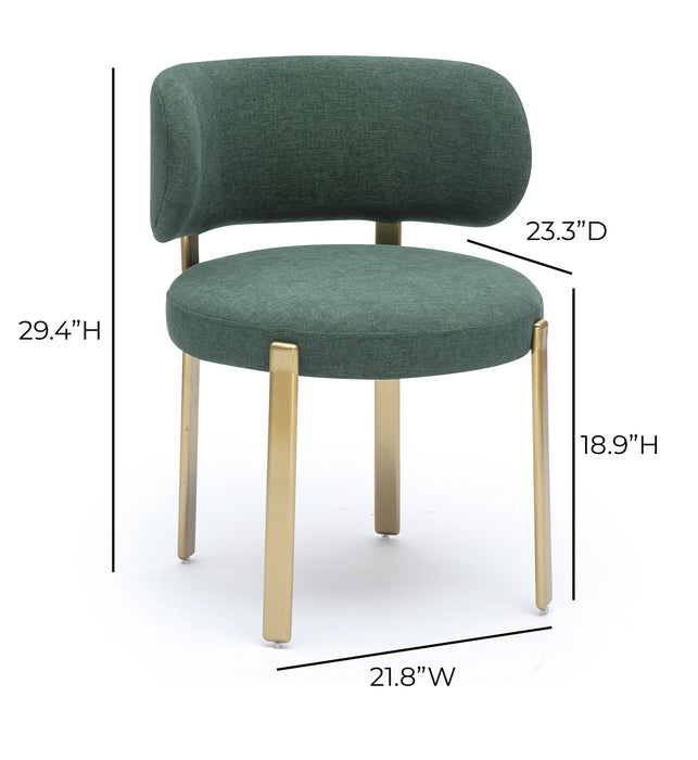 Margaret Cream Performance Linen Dining Chair