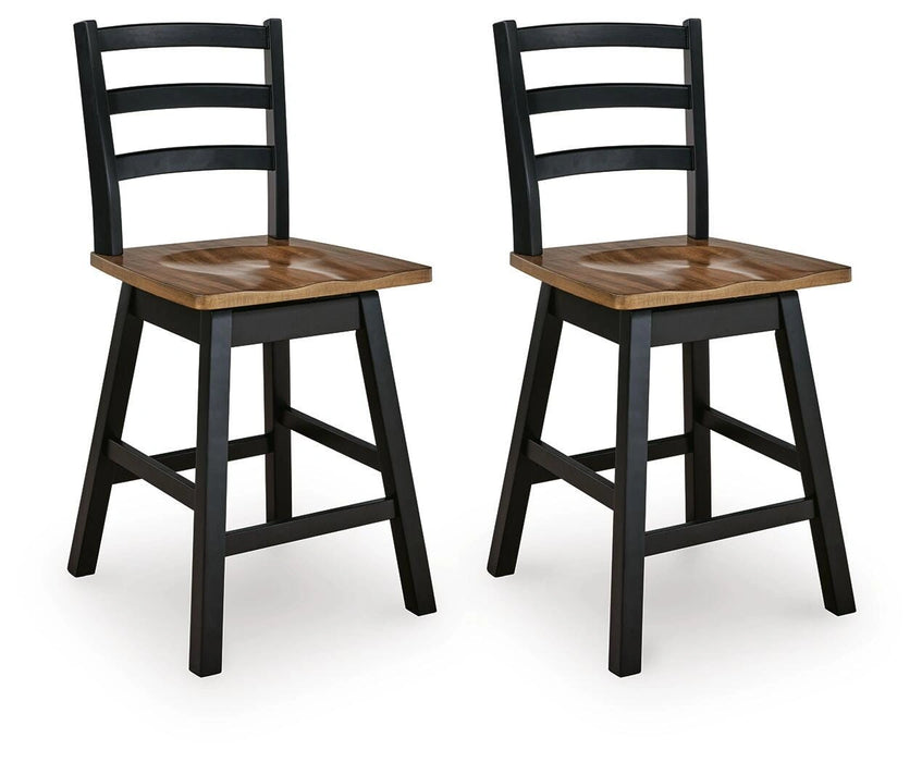 Wildenauer Counter Height Swivel Barstool - Dream Home Furniture & Mattress (Waite Park, MN)
