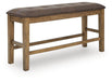 Urbinforte Counter Height Dining Bench - Dream Home Furniture & Mattress (Waite Park, MN)