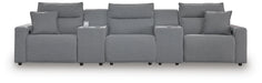 Modmax II 5-Piece Reclining Sectional with Consoles - Dream Home Furniture & Mattress (Waite Park, MN)