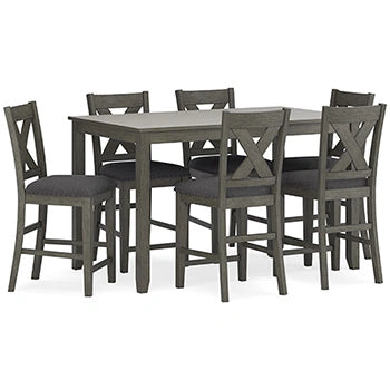 Caitbrook Counter Height Dining Table and Bar Stools (Set of 7) - Dream Home Furniture & Mattress (Waite Park, MN)