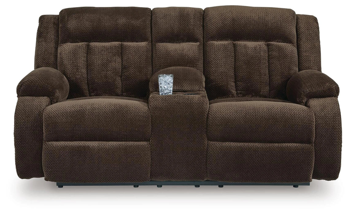 Observation Power Reclining Loveseat with Console - Dream Home Furniture & Mattress (Waite Park, MN)