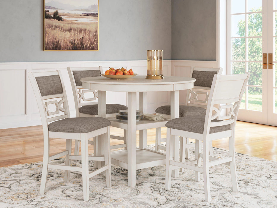 Erinberg Counter Height Dining Table and 4 Barstools (Set of 5) - Dream Home Furniture & Mattress (Waite Park, MN)