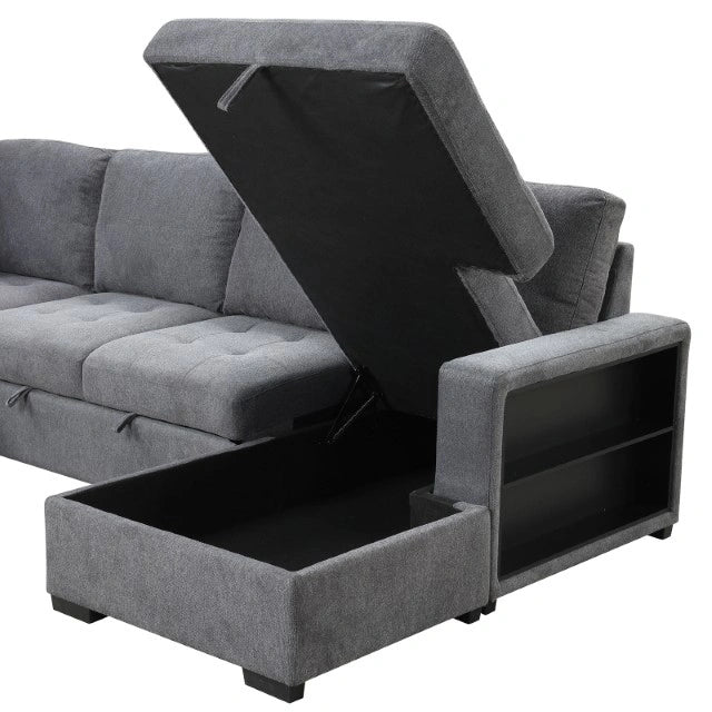 Stockwell Sleeper Sofa Sectional - Dream Home Furniture & Mattress (Waite Park, MN)