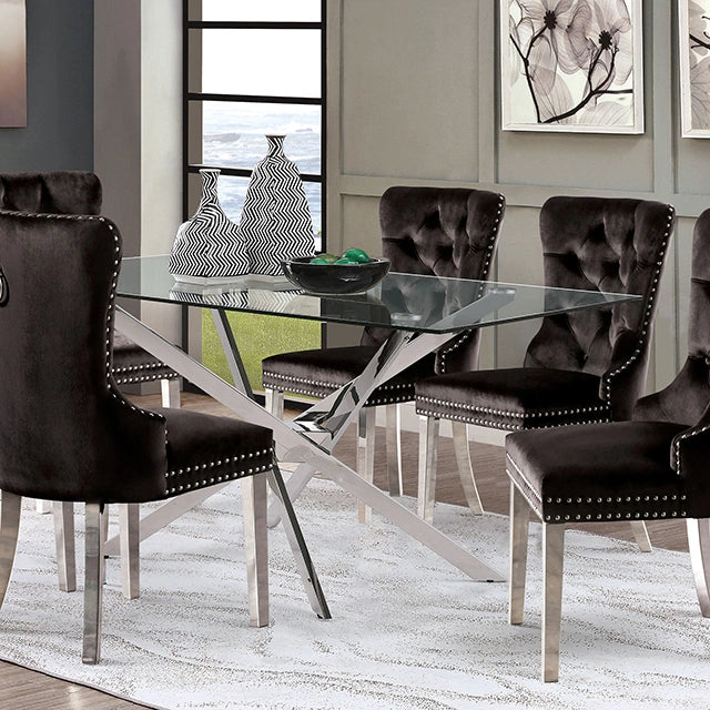 Silveria 7 Pc Dining Table Set - Dream Home Furniture & Mattress (Waite Park, MN)