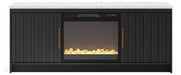 Cadmori TV Stand w/Fire - Dream Home Furniture & Mattress (Waite Park, MN)