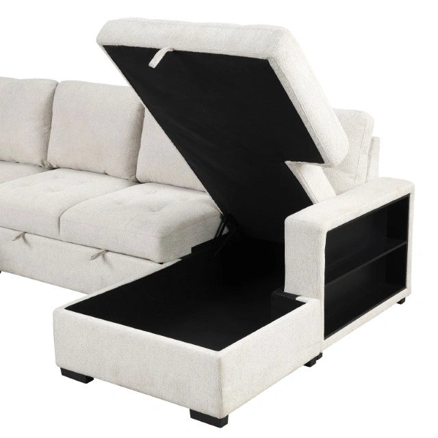 Stockwell Sleeper Sofa Sectional - Dream Home Furniture & Mattress (Waite Park, MN)