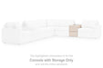 Modmax Balanced Sectional with Audio and Storage Consoles - Dream Home Furniture & Mattress (Waite Park, MN)