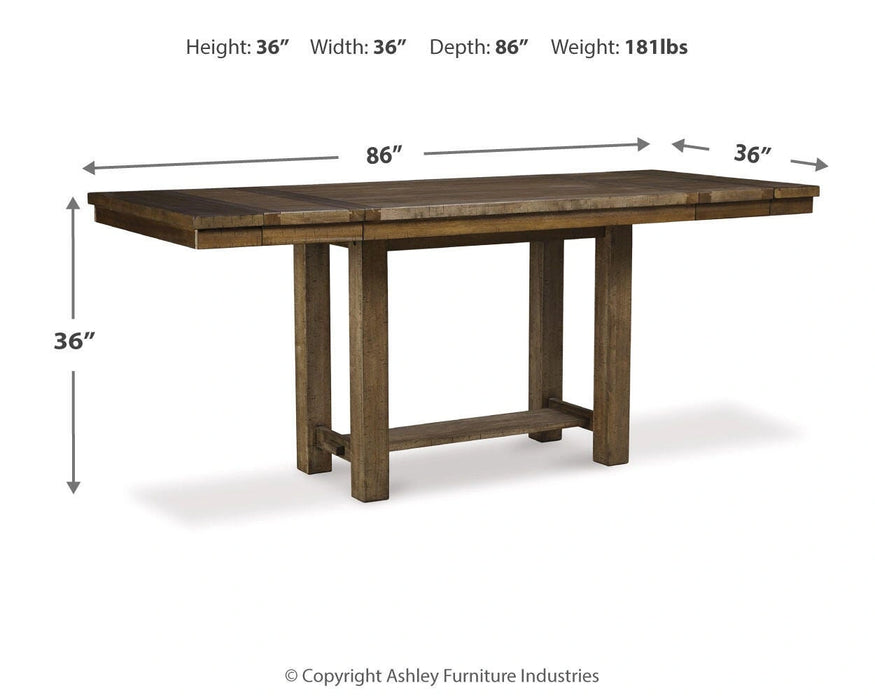 Moriville Counter Height Dining Set - Dream Home Furniture & Mattress (Waite Park, MN)