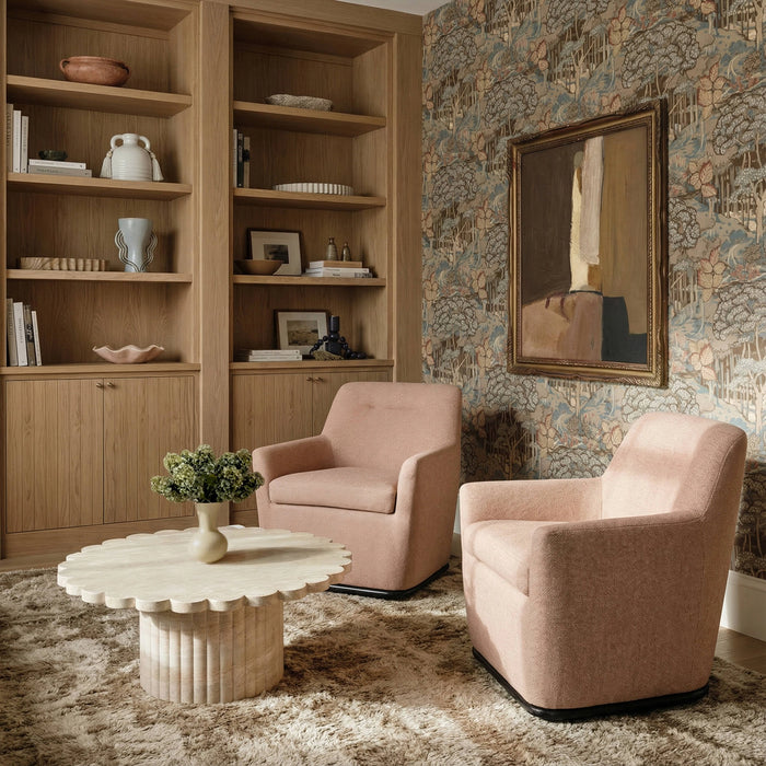 Mado Contract-Grade Fabric Swivel Accent Chair
