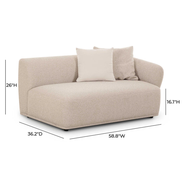 Sylvie 59" Arm Loveseat