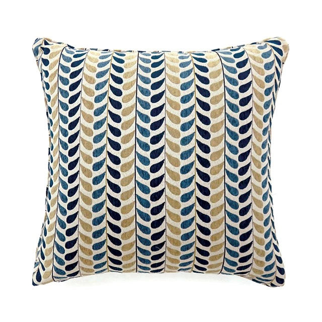 DROPP 18" X 18" Pillow, Blue & Yellow (2/CTN) - Dream Home Furniture & Mattress (Waite Park, MN)