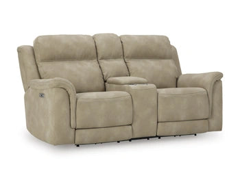 Next-Gen DuraPella Power Reclining Loveseat with Console - Dream Home Furniture & Mattress (Waite Park, MN)