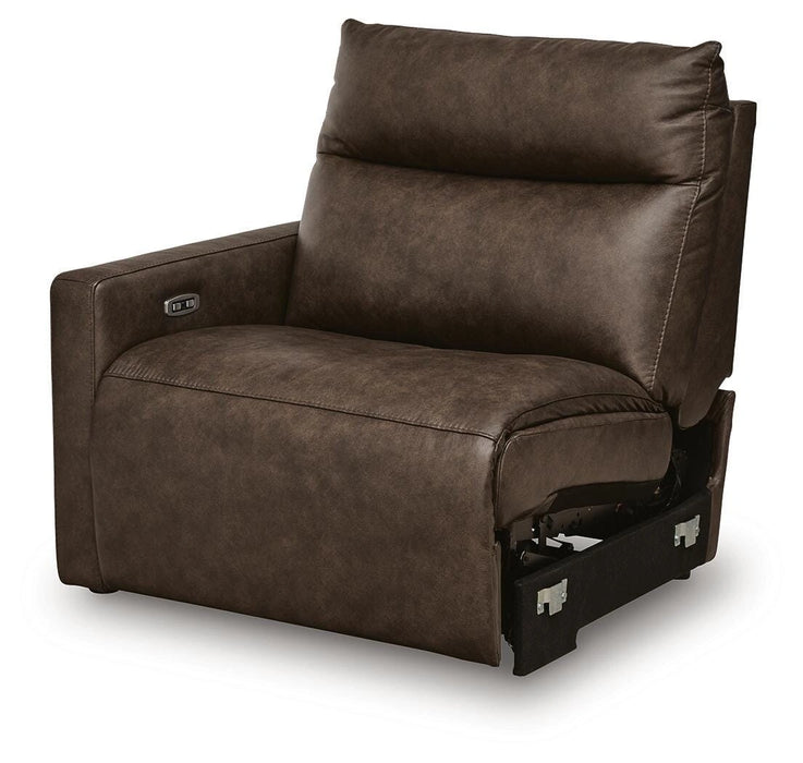 ModZ Power Reclining Sectional with Audio Consoles - Dream Home Furniture & Mattress (Waite Park, MN)
