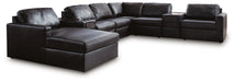 Modmax II Sectional with Chaise and Audio Consoles - Dream Home Furniture & Mattress (Waite Park, MN)