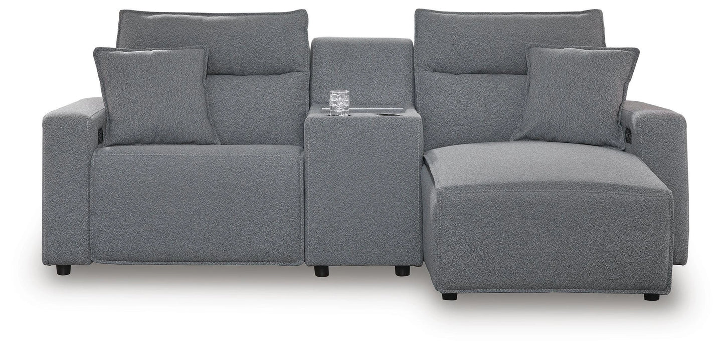 Modmax Power Reclining Sectional with Chaise - Dream Home Furniture & Mattress (Waite Park, MN)