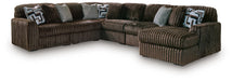Midnight-Madness Sectional with Chaise - Dream Home Furniture & Mattress (Waite Park, MN)
