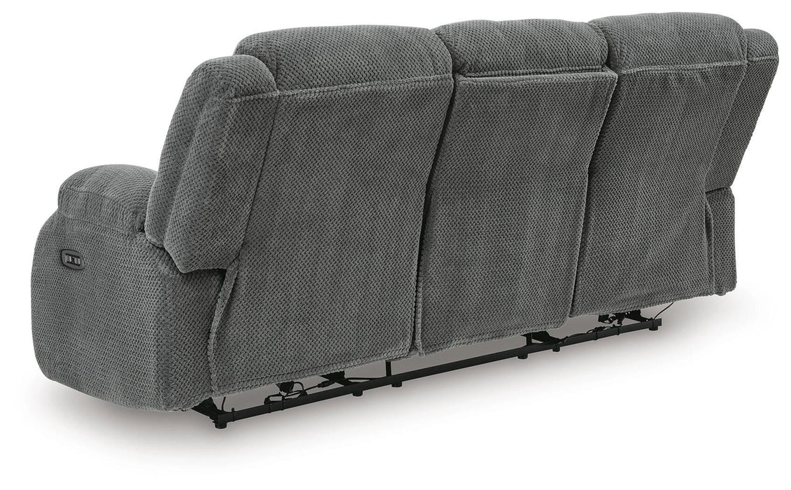Observation Power Reclining Sofa with Drop Down Table - Dream Home Furniture & Mattress (Waite Park, MN)