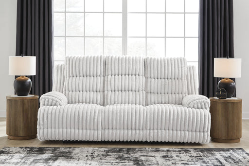 Rhines Falls Power Reclining Sofa with Drop Down Table - Dream Home Furniture & Mattress (Waite Park, MN)