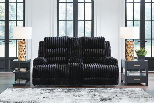 Rhine Falls Reclining Loveseat with Console - Dream Home Furniture & Mattress (Waite Park, MN)