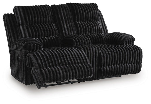 Rhine Falls Reclining Loveseat with Console - Dream Home Furniture & Mattress (Waite Park, MN)