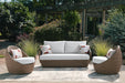 Double Point Outdoor Loveseat/2 Swivel Chairs (Set of 3) - Dream Home Furniture & Mattress (Waite Park, MN)