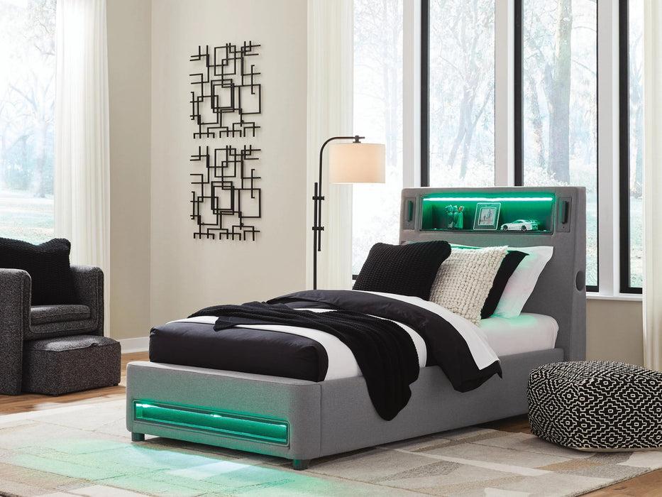 Verishaw Upholstered Bed - Dream Home Furniture & Mattress (Waite Park, MN)