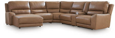 DeepWakes Power Reclining Sectional with Chaise - Dream Home Furniture & Mattress (Waite Park, MN)