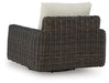 Kimora Outdoor Swivel Lounge Chair - Dream Home Furniture & Mattress (Waite Park, MN)