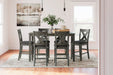 Caitbrook Counter Height Dining Table and Bar Stools (Set of 7) - Dream Home Furniture & Mattress (Waite Park, MN)