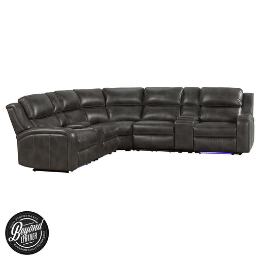 Silhouette Dual-Power Sectional Set - Dream Home Furniture & Mattress (Waite Park, MN)