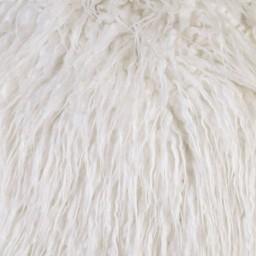 Sheri White 20" X 20" Pillow, Shaggy White (2/CTN) - Dream Home Furniture & Mattress (Waite Park, MN)