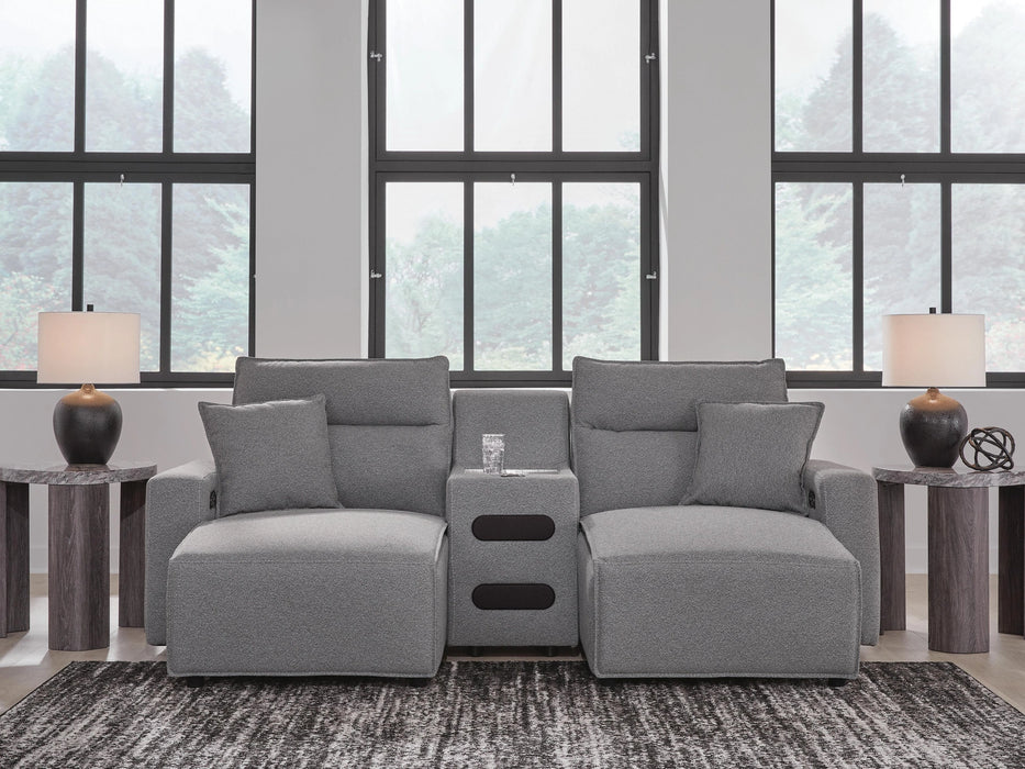Modmax Power Reclining Sectional with Chaise - Dream Home Furniture & Mattress (Waite Park, MN)