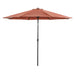 Mora 11' Outdoor Umbrella + 21" Round Base - Dream Home Furniture & Mattress (Waite Park, MN)