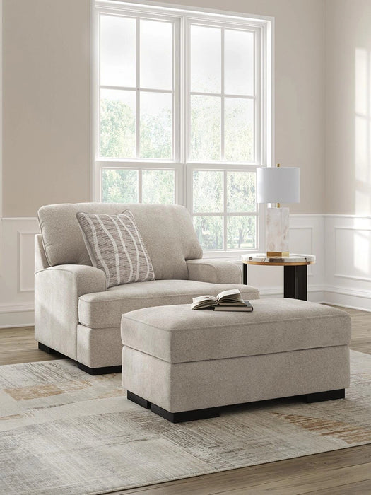 High Profile Chair & Ottoman Living Room Set - Dream Home Furniture & Mattress (Waite Park, MN)