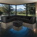 Nappi Large L-Sectional w/ Ottoman (Compressed Foam) - Dream Home Furniture & Mattress (Waite Park, MN)