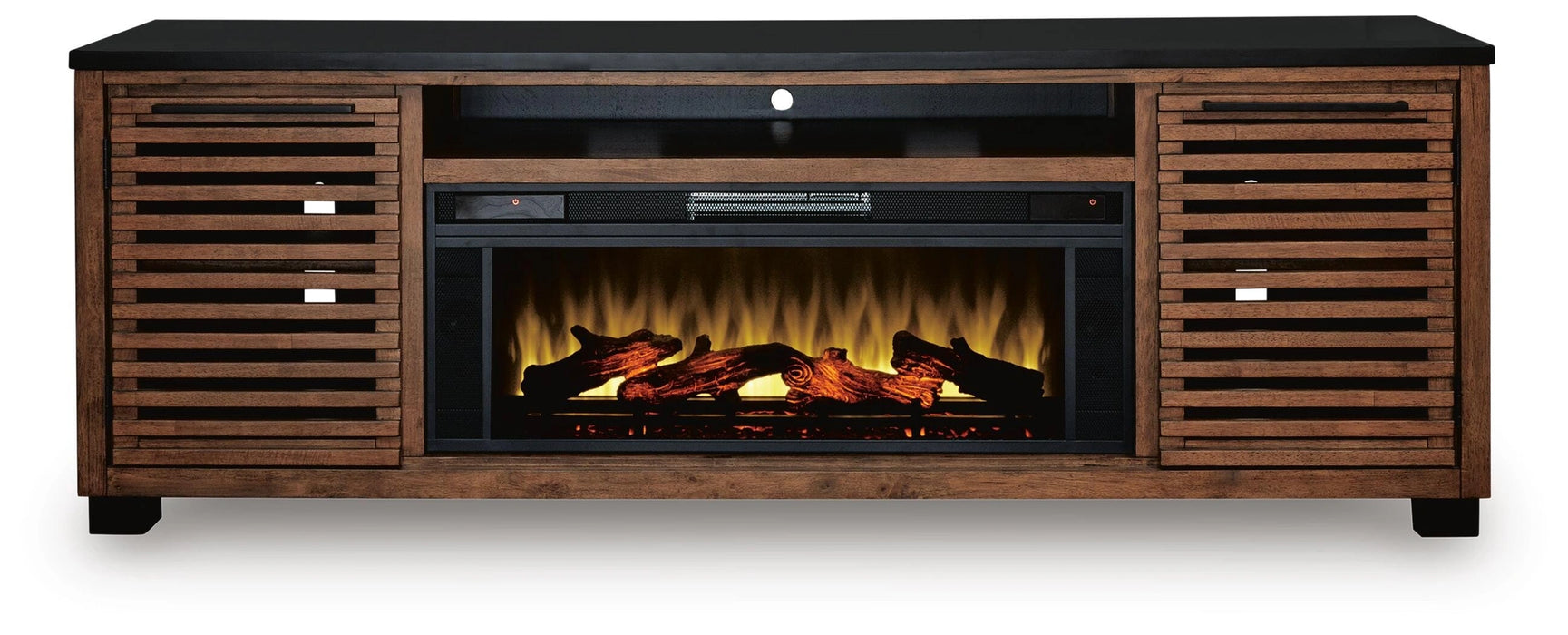 Kallari 84" TV Stand with Electric Fireplace - Dream Home Furniture & Mattress (Waite Park, MN)