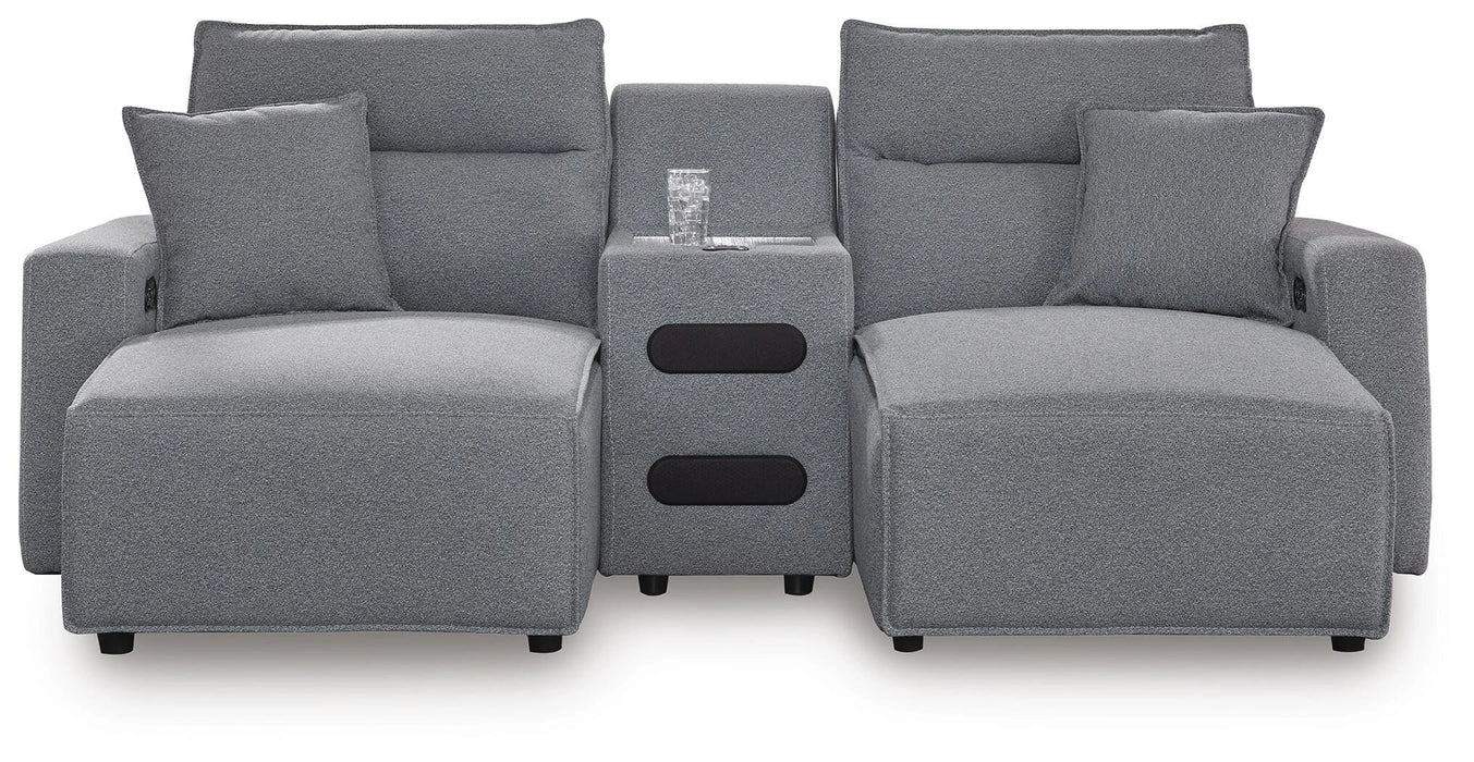 Modmax Power Reclining Sectional with Chaise - Dream Home Furniture & Mattress (Waite Park, MN)