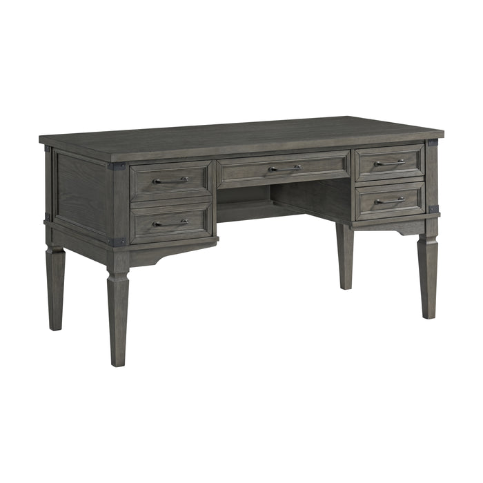Foundry 60" Half Ped Desk - Dream Home Furniture & Mattress (Waite Park, MN)