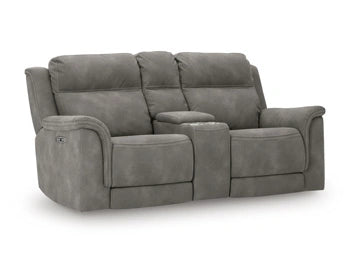 Next-Gen DuraPella Power Reclining Loveseat with Console - Dream Home Furniture & Mattress (Waite Park, MN)