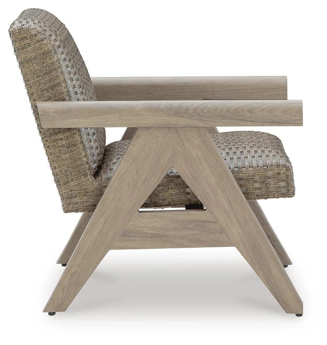 Cliff Trails Outdoor Rocking Lounge Chair - Dream Home Furniture & Mattress (Waite Park, MN)