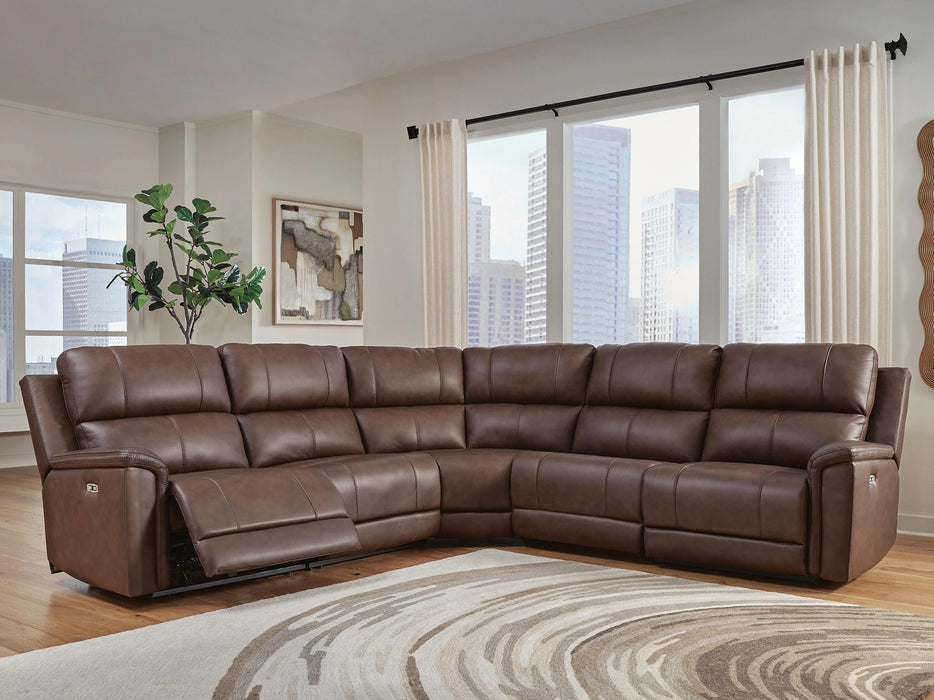 Bleckley Power Reclining Sectional - Dream Home Furniture & Mattress (Waite Park, MN)