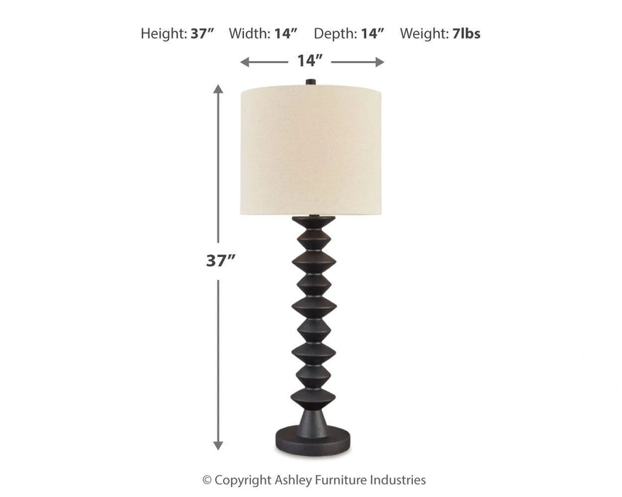 Luanndon Lamp Set - Dream Home Furniture & Mattress (Waite Park, MN)
