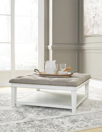 Kanwyn Upholstered Ottoman Coffee Table - Dream Home Furniture & Mattress (Waite Park, MN)