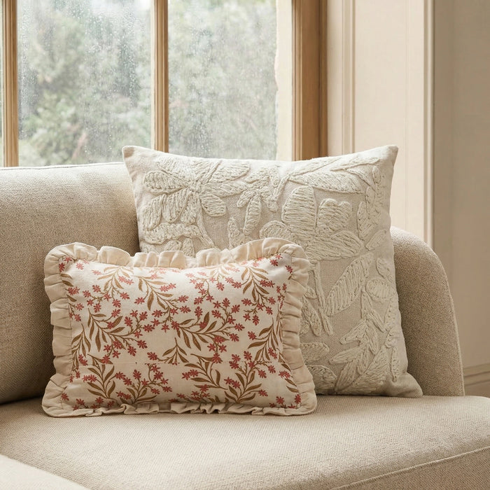 Tabitha Embroidered Throw Pillow