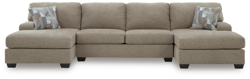 Newellen Sectional with Double Chaise - Dream Home Furniture & Mattress (Waite Park, MN)