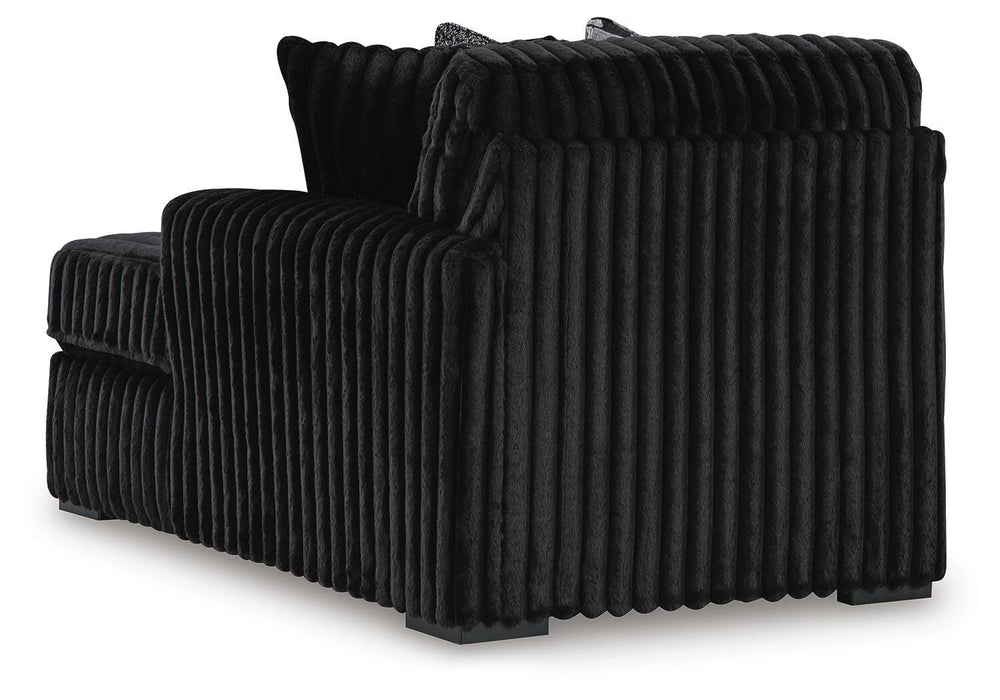Midnight-Madness Sectional Sofa with Chaise - Dream Home Furniture & Mattress (Waite Park, MN)