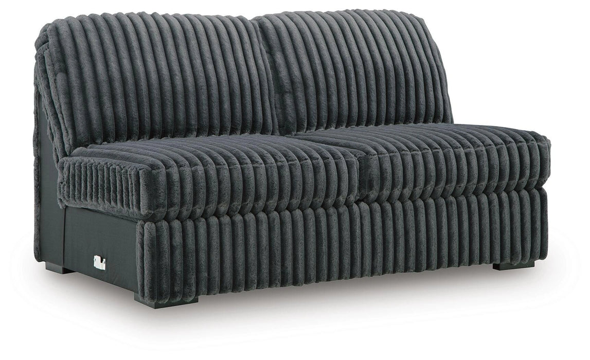 Midnight-Madness Sectional with Chaise - Dream Home Furniture & Mattress (Waite Park, MN)