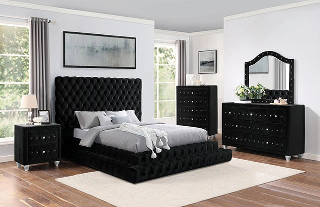 Stefania Bed Grey & Queen - Dream Home Furniture & Mattress (Waite Park, MN)