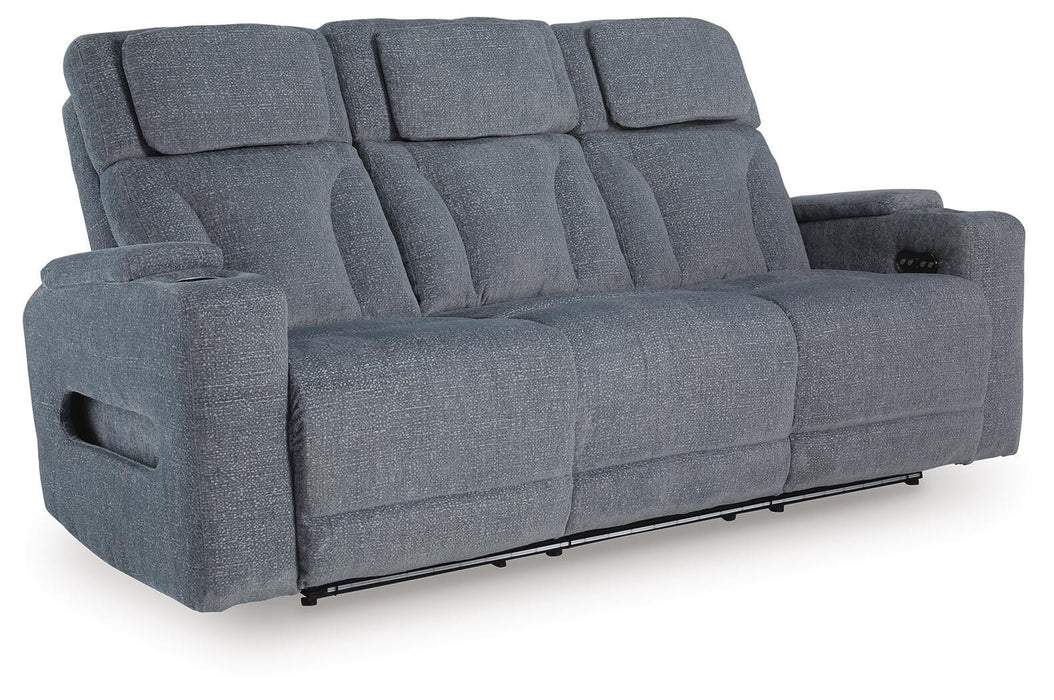 Studio Cave Power Reclining Sofa - Dream Home Furniture & Mattress (Waite Park, MN)